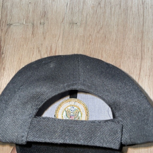 US Army Hat Cap Strap Back Black Yellow Embroidered Miltary Mens‎ - Picture 4 of 4